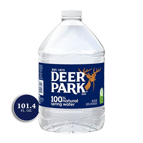Deer Park Brand 100 Natural Spring Water 1014 Ounce Plastic Jug