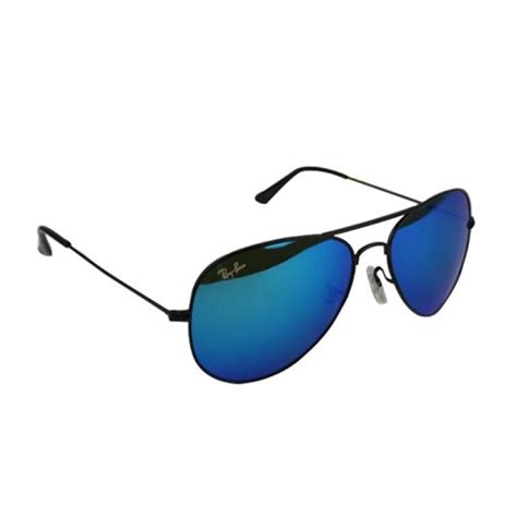 Ray Ban Rb3026 Ocean Blue Aviator Black Frame Replica Sunglasses Shoppersbd