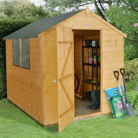 Video showing how to build a shed, with expert advice and top tips to help you complete the job with confidence.visit the official b&q. 8x6 Forest Apex Shiplap Wooden Shed Base included ...