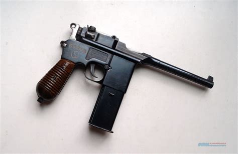 Chinese Mauser C96 Broomhandle With Detachable For Sale
