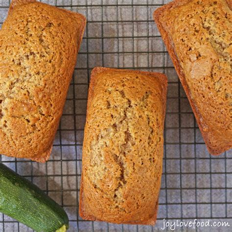 This pumpkin pecan bread is my mom's recipe and the best pumpkin bread i've ever eaten! Spiced Zucchini Bread Mini Loaves - Joy Love Food