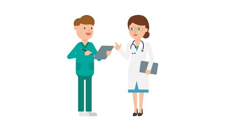 File:Doctor with Nurse Cartoon.svg - Wikimedia Commons