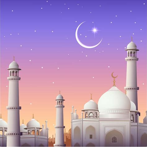 Are you looking for masjid vectors or photos. Mosque Eid Card Design Vector Background | Idul fitri ...