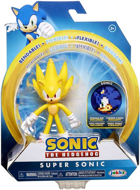 Sonic The Hedgehog 2020 Series 2 Super Sonic 4 Action Figure Jakks
