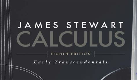 This is a collection of exercises that i have put on homework sheets over the years in math text: James Stewart Calculus 8th edition pdf free download Early ...
