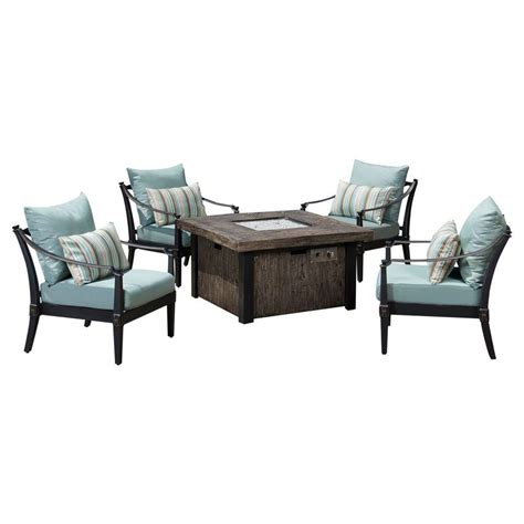 Check spelling or type a new query. Hampton Bay Edington 5-Piece Patio Fire Pit Chat Set with ...