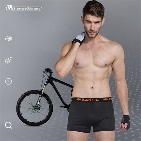 Santic Men Cycling Padded Underwear Shorts Pro Coolmax 4d Pad Shockproof Santic R Feel Anti