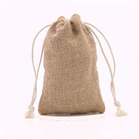 T086free Shippingjute Burlap T Drawstring Bagburlap Sack