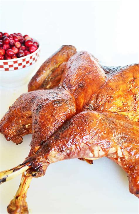 butterflied turkey with cranberry molasses glaze the goldilocks kitchen