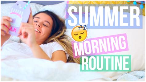 Summer Morning Routine 2015 Youtube