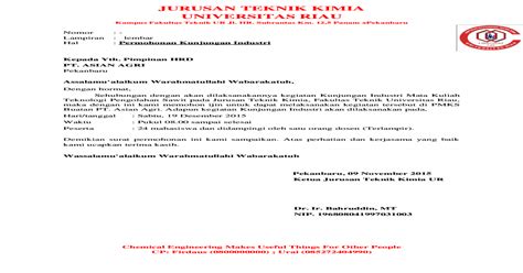 Sekolah merupakan organisasi dari instansi baik itu pemerintah maupun swasta. Surat Permohonan Kunjungan Hormat | Contoh surat Permohonan