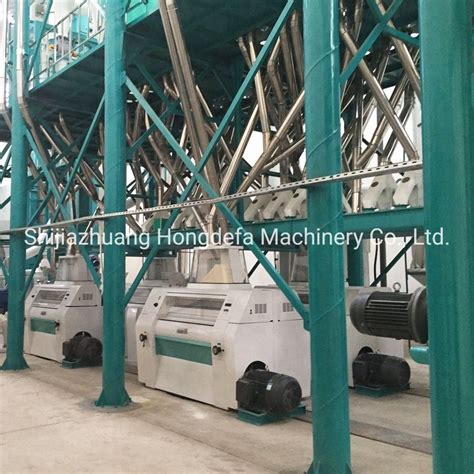 High Configuration 100t 24h Maize Flour Milling Machine With Plansifter