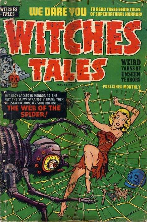Comic Book Cover For Witches Tales 12 Creepy Comics Sci Fi Comics Bd