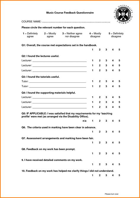 Word Document Questionnaire Template Doctemplates