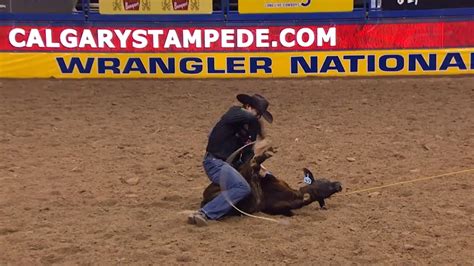 National Finals Rodeo Tie Down Roping Highlights From 2022 Youtube