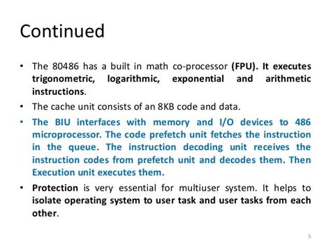 486 Or 80486 Dx Architecture