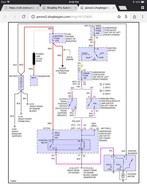 2001 Chevy S10 Truck Wiring Diagram Diagram Database