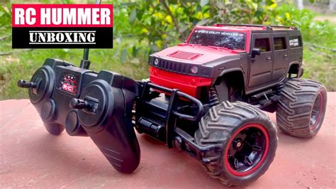 Remote Control Rc Hummer H2 Suv Car Unboxing And Testing Youtube
