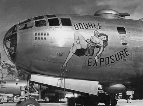 B 29 Superfortress Double Exposure In 2020 Nose Art Aircraft Art Art