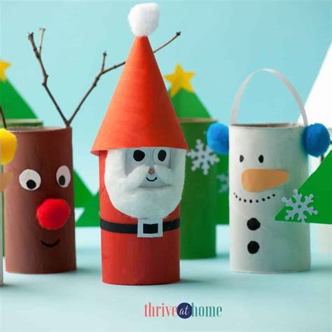 Easy Toilet Paper Roll Christmas Crafts For Kids Thrive At Home