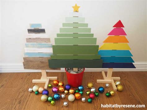 Create A Wonderful Wooden Christmas Tree Habitat By Resene