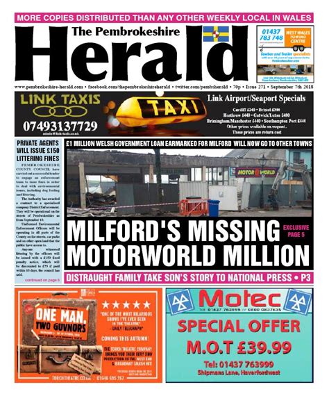 Read Online The Pembrokeshire Herald