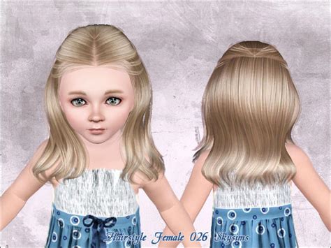 The Sims Resource Skysims Hair 026 Toddler