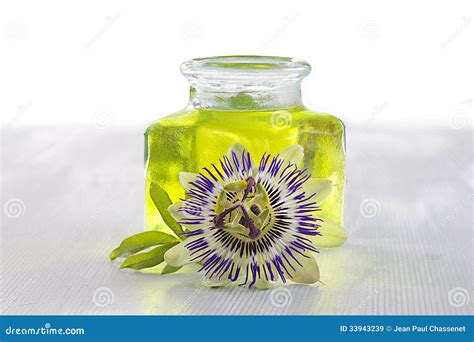 Botany Passion Flower Essential Oil Stock Image Image Of