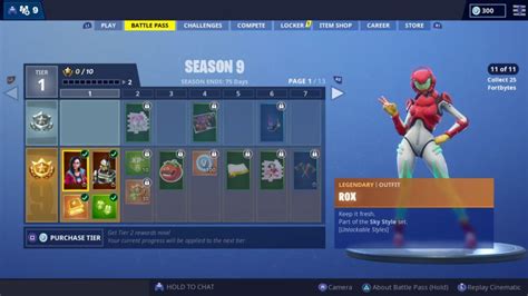 Fortnite Season 9 Battle Pass Skins And Styles Rox Vendetta Vega Bunker Jonesy And More