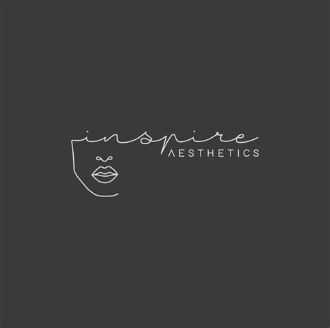 Lucys Logos Inspire Aesthetics Logo Design Single Line Drawing