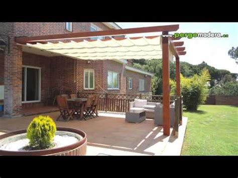 Una pérgola es un elemento de jardín que forma una pasarela sombreada, un pasillo o una zona de descanso de postes verticales o pérgola al estilo campestre. Pergolas de Madera 2013 - YouTube