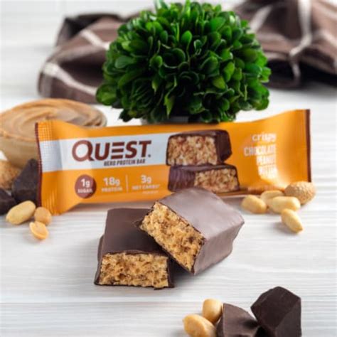 Quest Crispy Chocolate Peanut Butter Hero Protein Bars 4 Ct Qfc