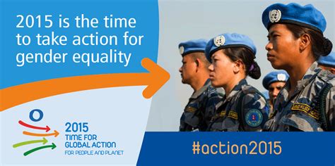 United Nations 2015 Time For Global Action Focus On Gender Equality