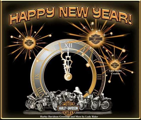 Pin By Lorri Talys On Hd Happy New Year Harley Davidson Images