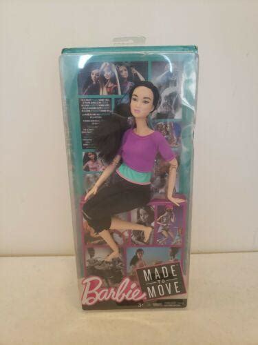 Barbie Made To Move 11 Doll 22 Flexible Joints Creative Pose Asian