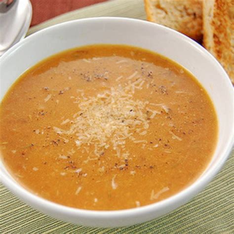 Roasted Garlic And Tomato Soup Recipe Yummly Recipe Tomato Soup