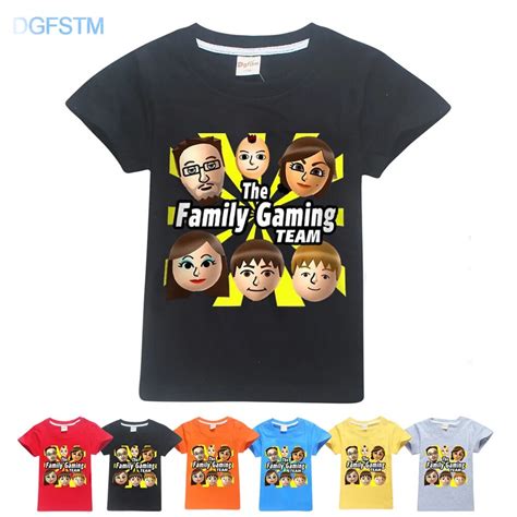Buy 100cotton Summer Fgteev Faces Kids T Shirts For