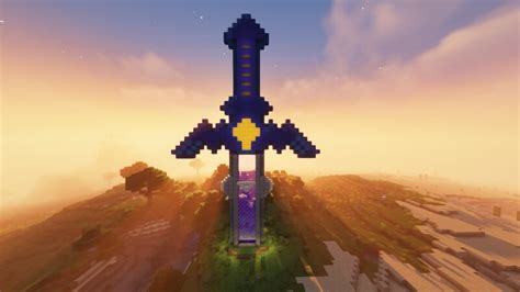 Master Sword Nether Portal The Legend Of Zelda Minecraft Map