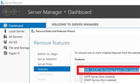 Smb 10 Support In Windows Server 2012 R2 Windows Server 2016