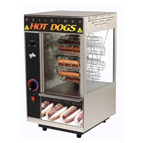 Star 174cba Broil O Dog 18 Hot Dog And 12 Bun Capacity Cradle Style Hot