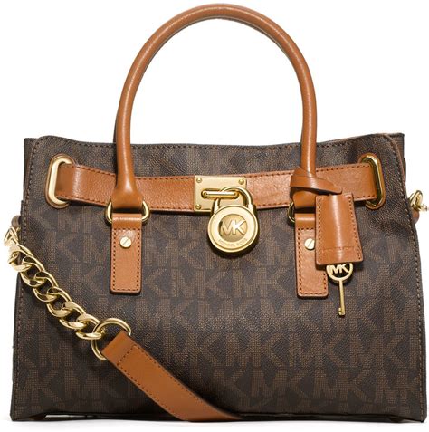 Michael Michael Kors Michl Michl Kors Hamilton Mk Logo Satchel Bag