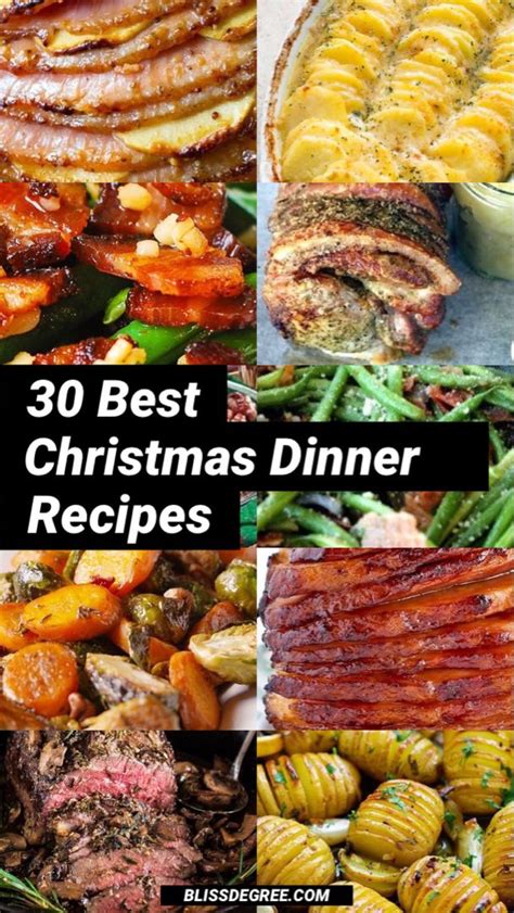 30 Delicious Christmas Dinner Recipes Santas Favorites Bliss Degree