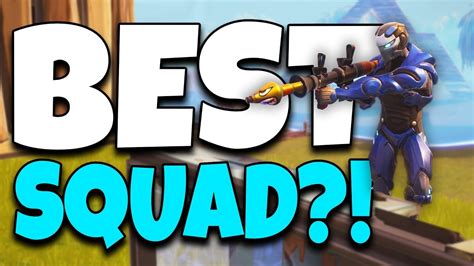 Best Ps4 Squad In Fortnite Battle Royale Youtube