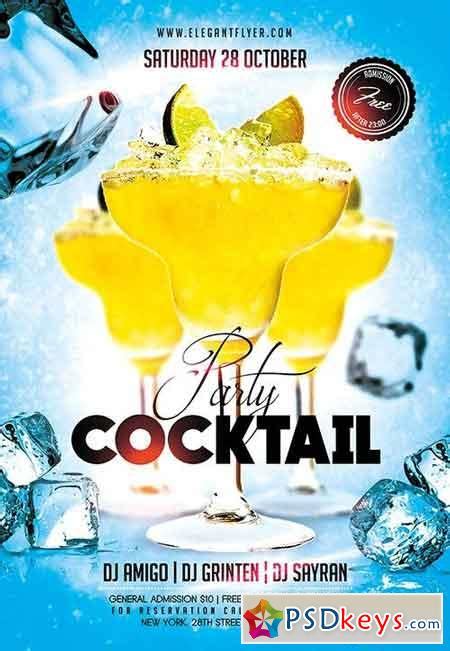 Download them for free in ai or eps format. Cocktail Party 3 Flyer PSD Template + Facebook Cover ...