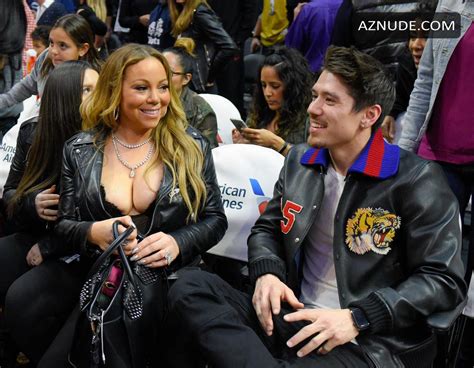 Mariah Carey Nip Slip While Attending A Basketball In Los Angeles Aznude