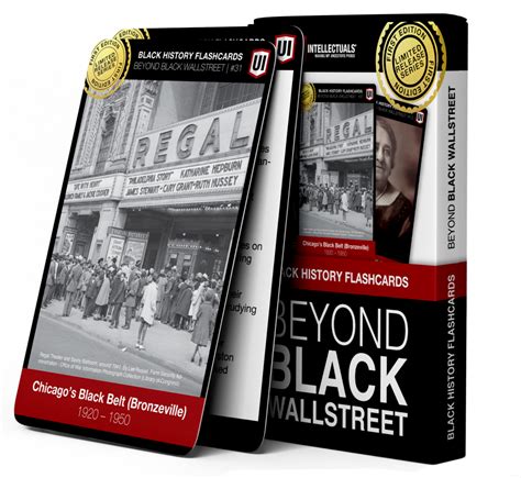 Pre Sale Beyond Black Wall Street Black History Flashcards Limited Release First Edition Pre