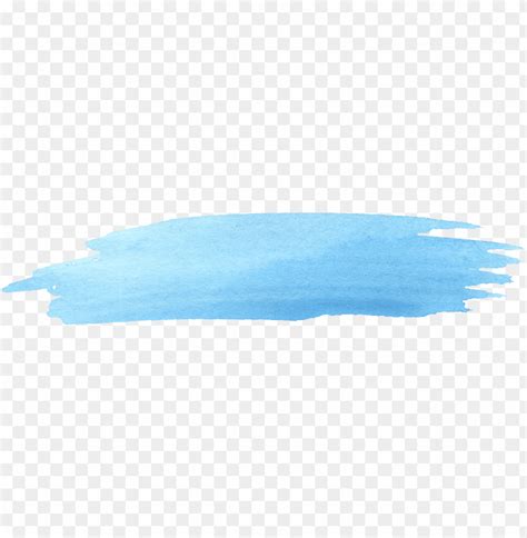 23 Blue Watercolor Brush Stroke Png Transparent Vol Sea Png Image