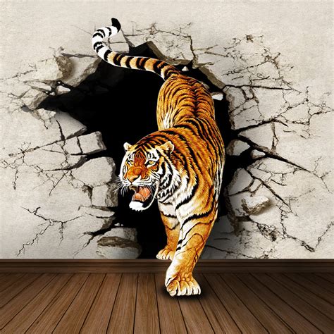 49 3d Tiger Wallpaper