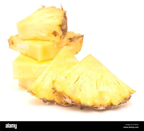 Pieces Of Pineapple Stock Photo Alamy
