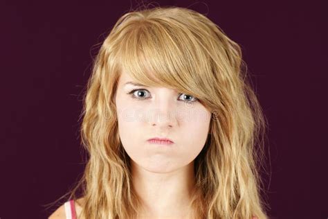 Mad Or Angry Teenager Stock Image Image Of Brassy Person